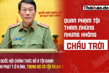 Quan phạm tội tham nhũng nhưng không chầu trời 