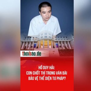 Hồ Duy Hải: Con Chốt Thí Trong Ván Bài Bảo Vệ Thể Diện Tư Pháp?