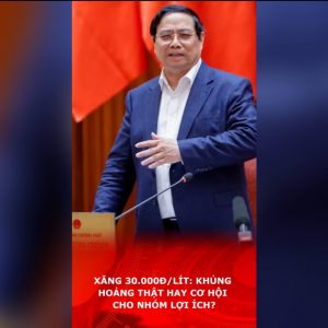 Xăng 30.000đ/lít: Khủng hoảng thật hay cơ hội cho nhóm lợi ích?