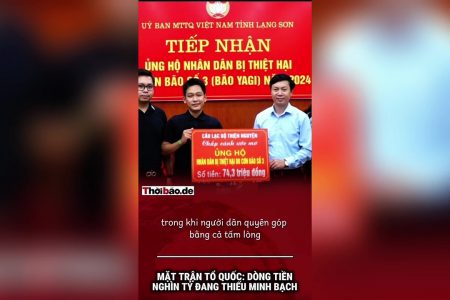 Mặt trận Tổ quốc: Dòng tiền nghìn tỷ đang thiếu minh bạch.