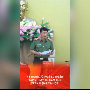 45 người ở Huế bị triệu tập vì bày tỏ cảm xúc trên mạng xã hội