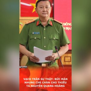 Vạch trần sự thật: Bức màn nhung che chắn cho Thiếu tá Nguyễn Quang Hoàng.