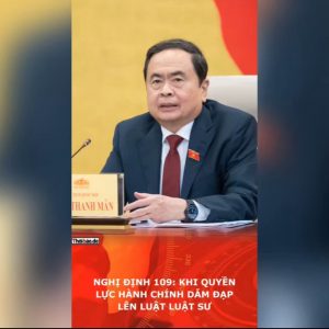 Nghị định 109: Khi quyền lực hành chính dẫm đạp lên luật Luật sư.