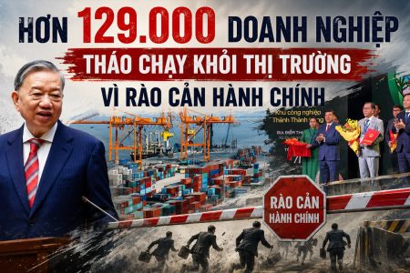 Hơn 129.000 doanh nghiệp tháo chạy khỏi thị trường vì rào cản hành chính