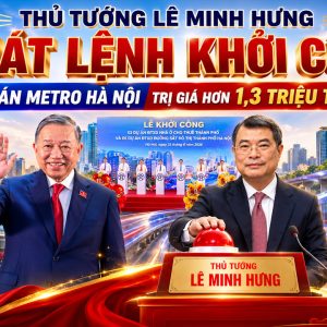 Thủ tướng Lê Minh Hưng phát lệnh khởi công 5 dự án metro Hà Nội trị giá hơn 1,3 triệu tỷ đồng