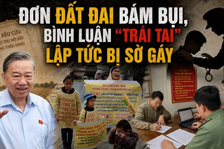 Đơn đất đai bám bụi, bình luận „trái tai“ lập tức bị sờ gáy