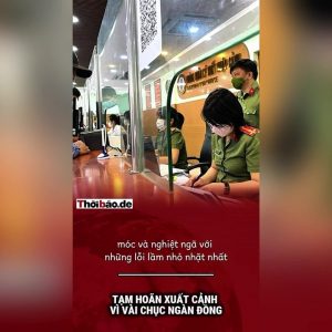 Tạm hoãn xuất cảnh vì vài chục ngàn đồng
