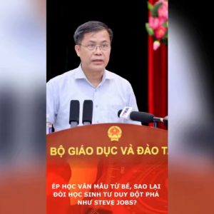 Ép học văn mẫu từ bé, sao lại đòi học sinh tư duy đột phá như Steve Jobs?