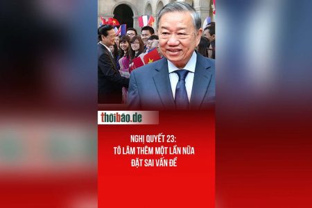 Nghị quyết 23: Tô Lâm thêm một lần nữa đặt sai vấn đề