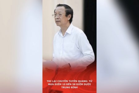 Thi lại chuyên Tuyên Quang: Từ mưa điểm 10 đến 58 điểm dưới trung bình