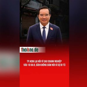 TP.HCM lại hỏi vì sao doanh nghiệp vào 10 ra 8, dân không dám nói vì sợ đi tù