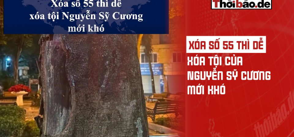 Xóa số 55 thì dễ, xóa tội của Nguyễn Sỹ Cương mới khó